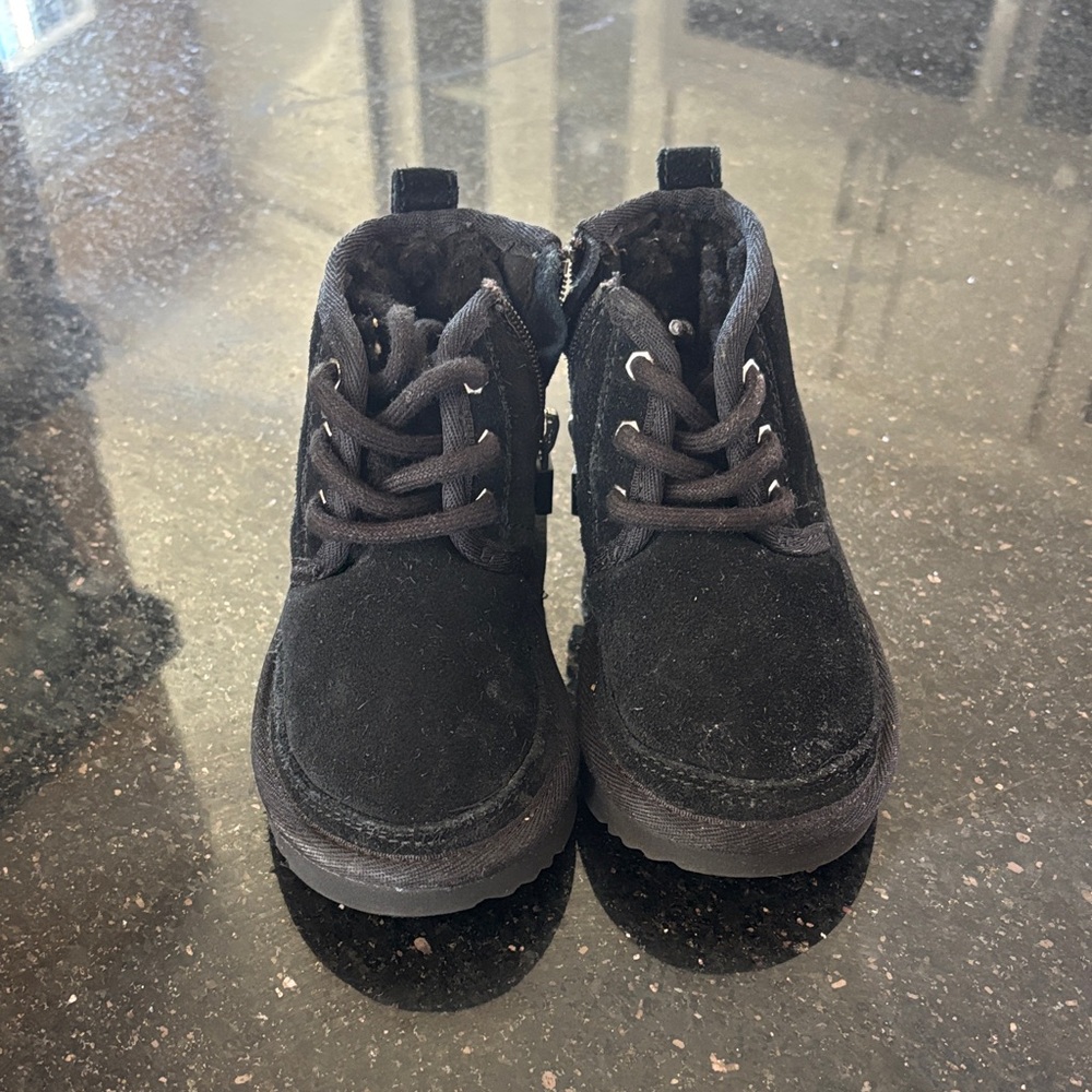 UGG baby Black Suede Boots